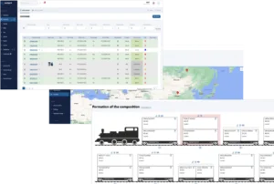 Sistema de controlo automatizado para um terminal ferroviário